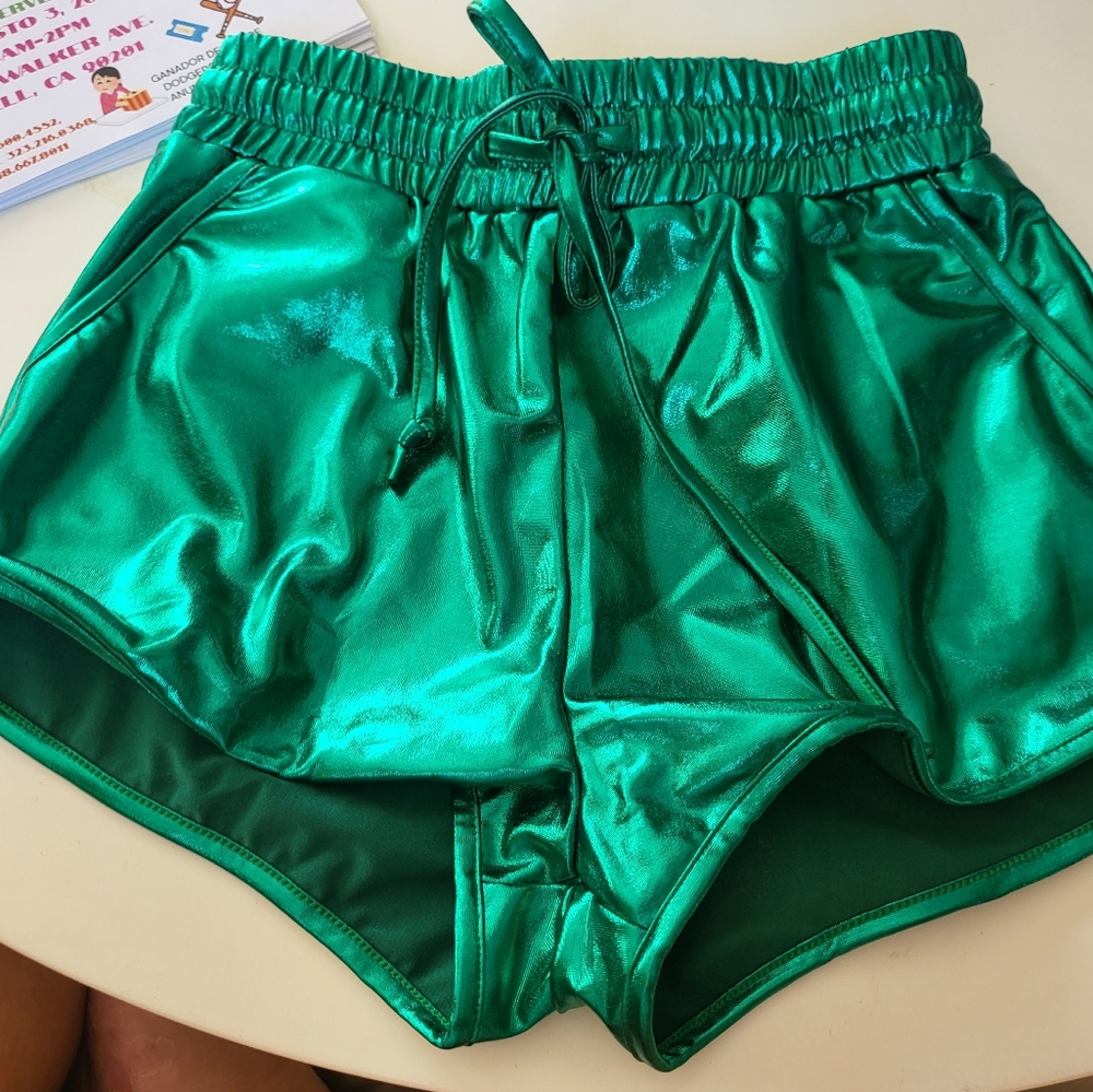 Kids Green Shorts